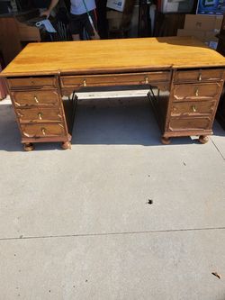 Oak desk