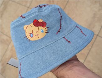 Hello Kitty Denim Bucket Hat