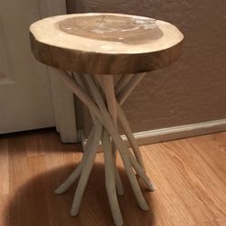 Wooden Accent Table End Table