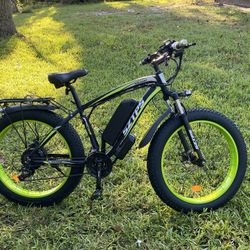 1500W Electric Bike for Adults, 26" Fat Tire Electric Mountain Bicycle, 48V 22.4Ah Removable Li-Ion Battery, Max 30.5Mph