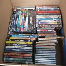 DVDs and cds
