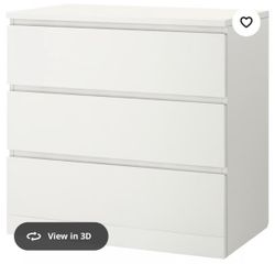Dresser White MALM