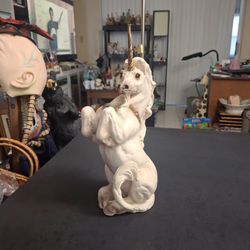 Vintage Windstone Editions White Unicorn Figurine AS-IS SEE DESCRIPTION