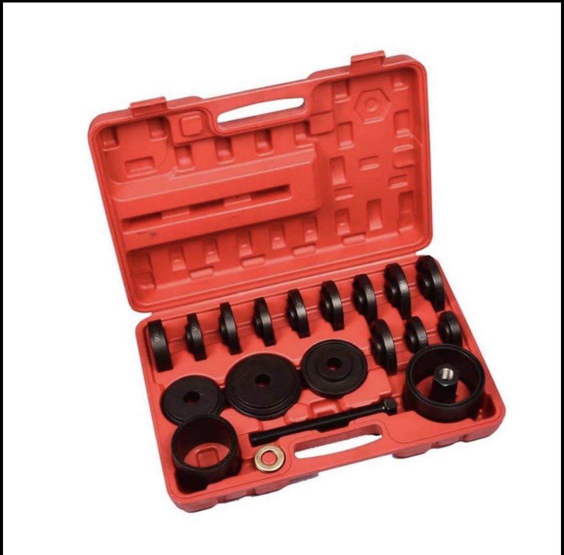 Brand new 23 PCs Front Wheel. Drive Bearing Removal Adapter Puller Pulley Tool Kit W/Case