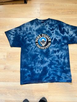 Tye Dyed Blue Shirts Extra Large Mens Pure Power Engineering