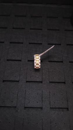 18 Karat Saudi Gold Two Tone Ring