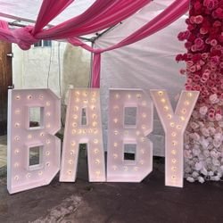 BABY LETTERS LIGHTS