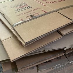 Moving boxes and packing supplies- Free