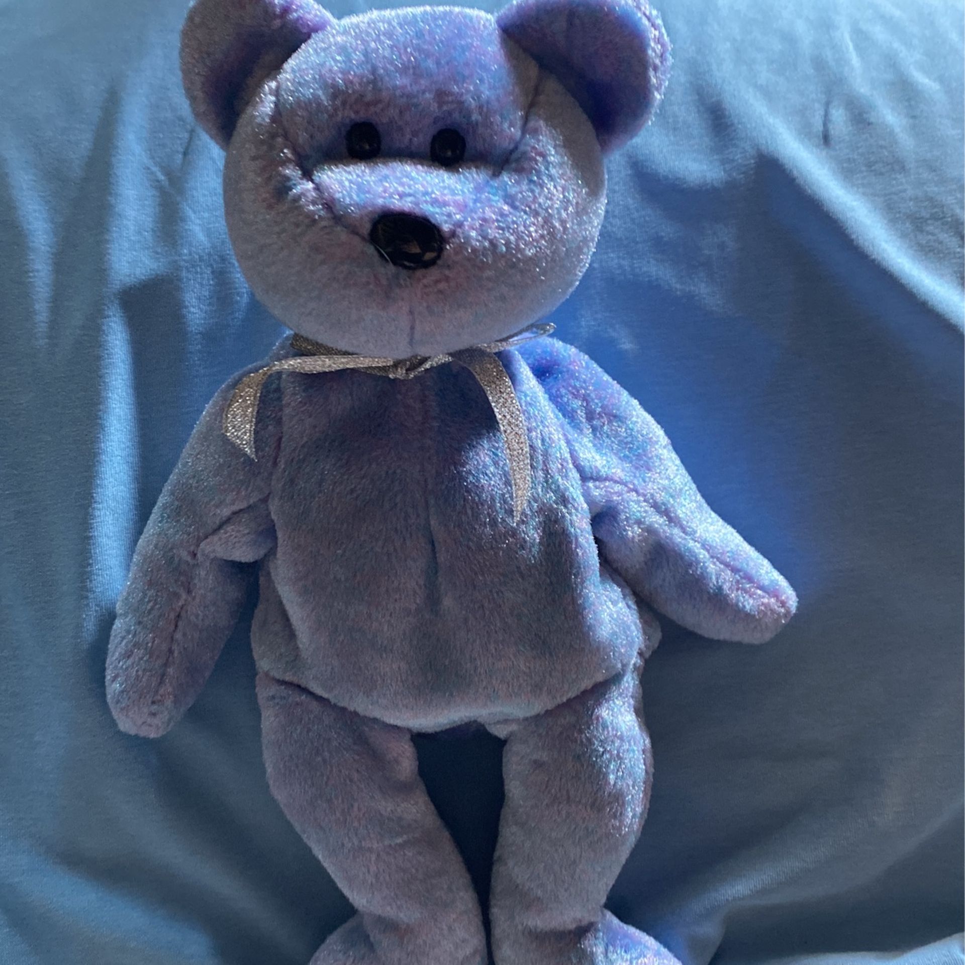 Purple Beanie Bear