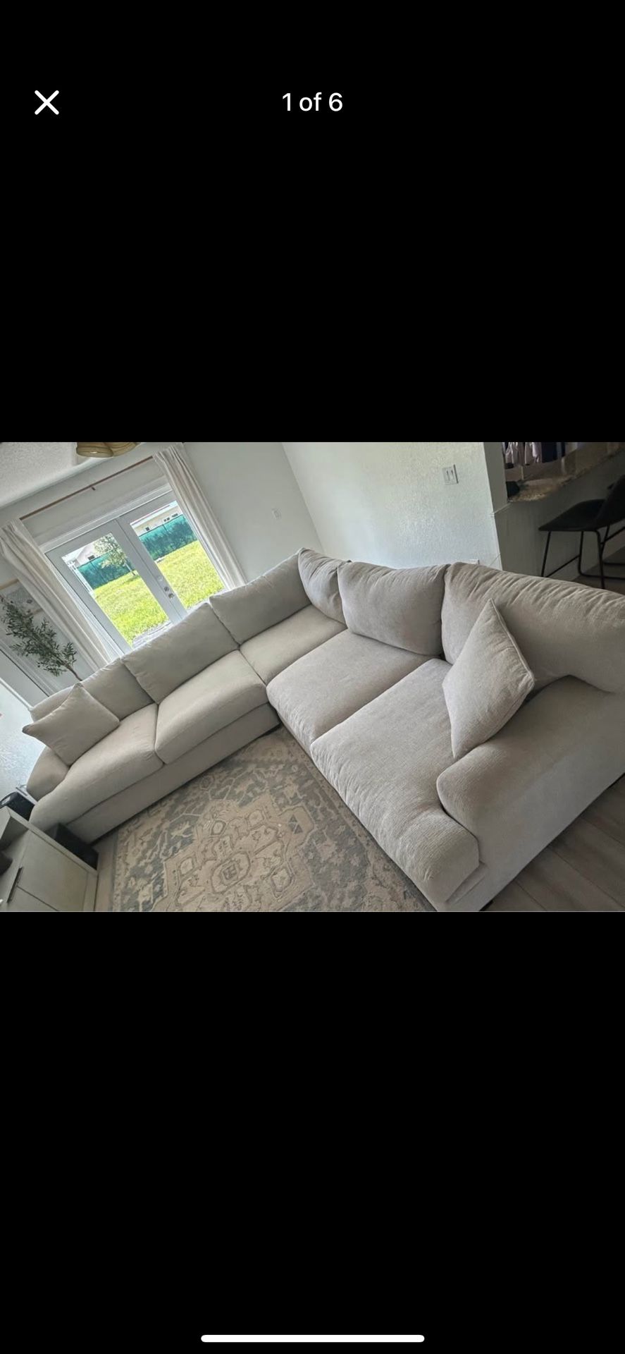 Cindy Crawford Sectional Couch