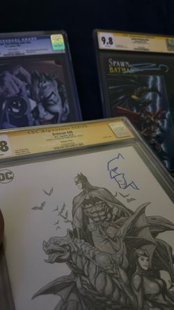Batman Number 48 Signed And Sketch By Frank Cho Can CGC 9.8 Comic Book
