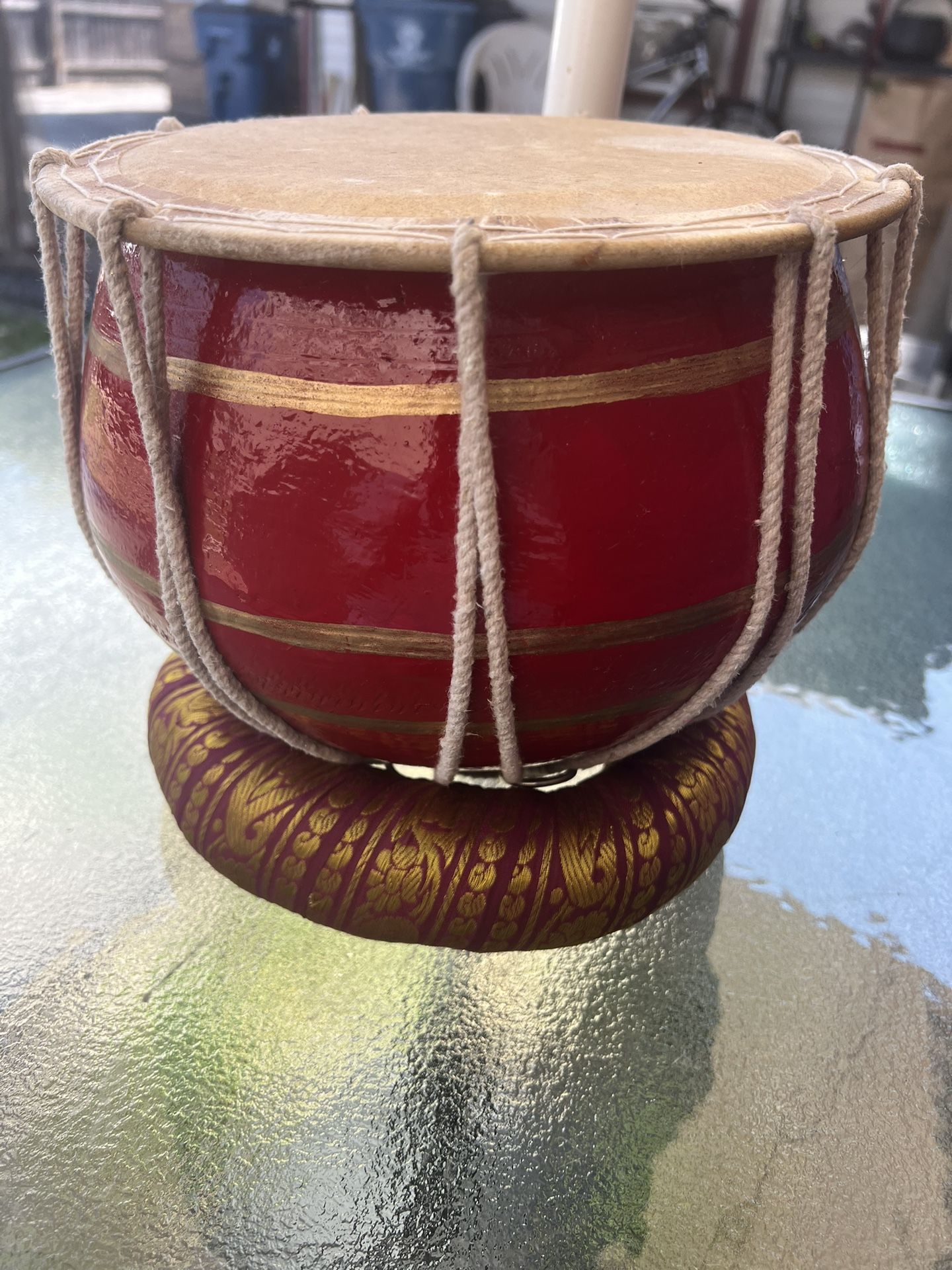 Red Tabla Drum