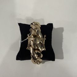 10k Cuban Link Bracelet Solid 