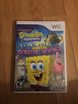 Wii Game Sponge Bob Squarepants $12