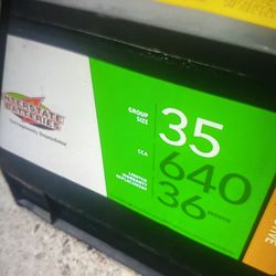 Car battery 35 new condition