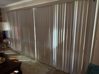 Large Set of Verticle Blinds