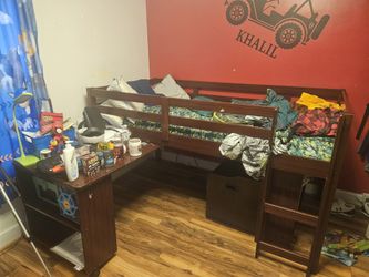 Wooden Loft Bed