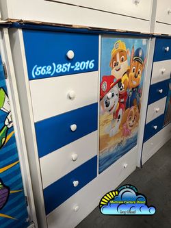 Paw patrol closet wardrobe dresser ropero armoire Nuevo new