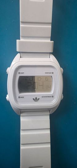 Adidas Originals White Digital Watch