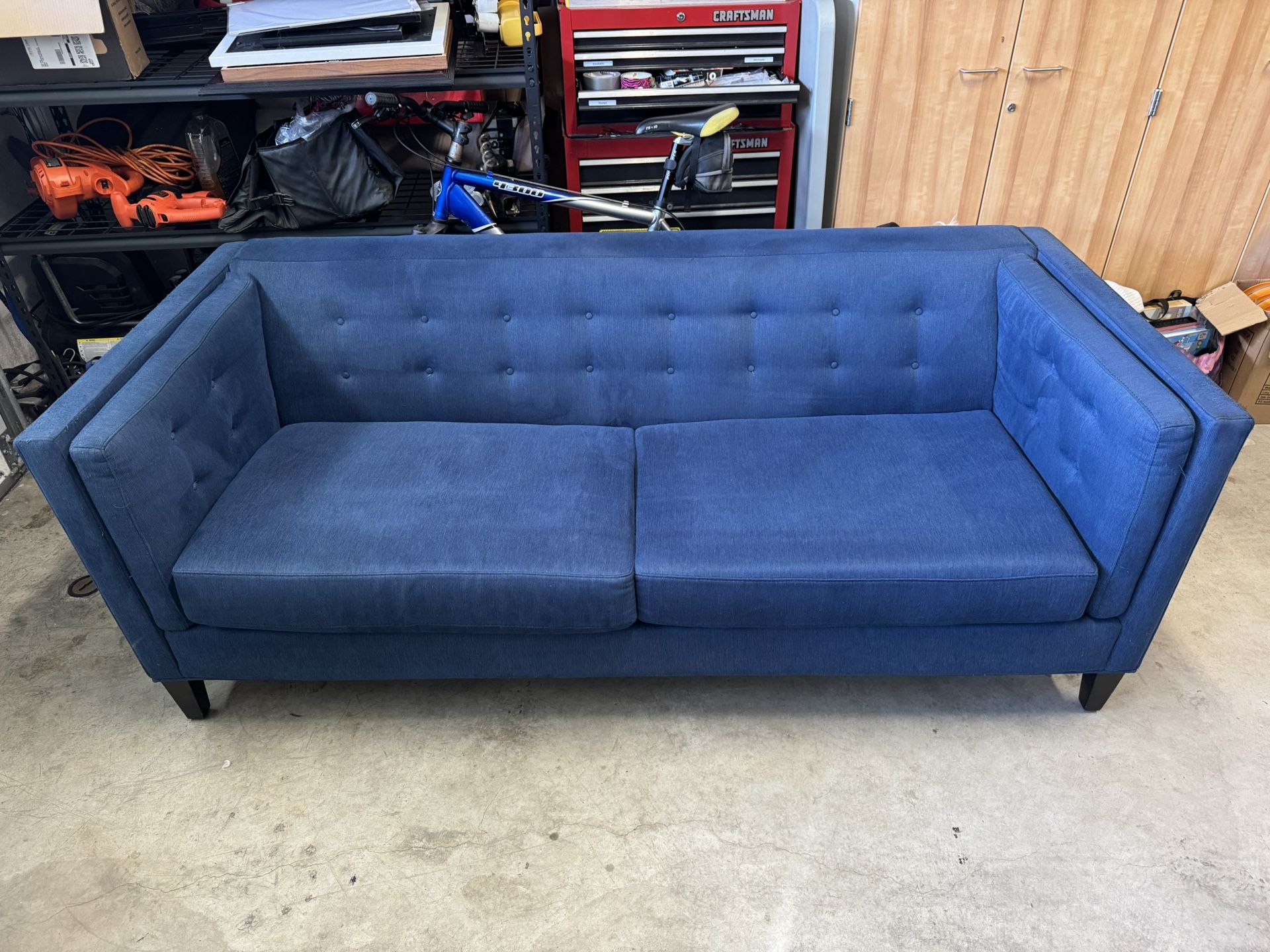 Blue couch