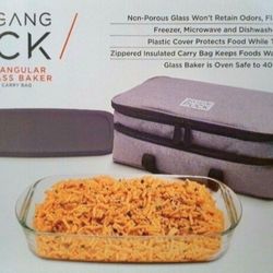 New! Wolfgang Puck 3.6 Qt Covered Baking Dish & Insulated Carrying Bag
