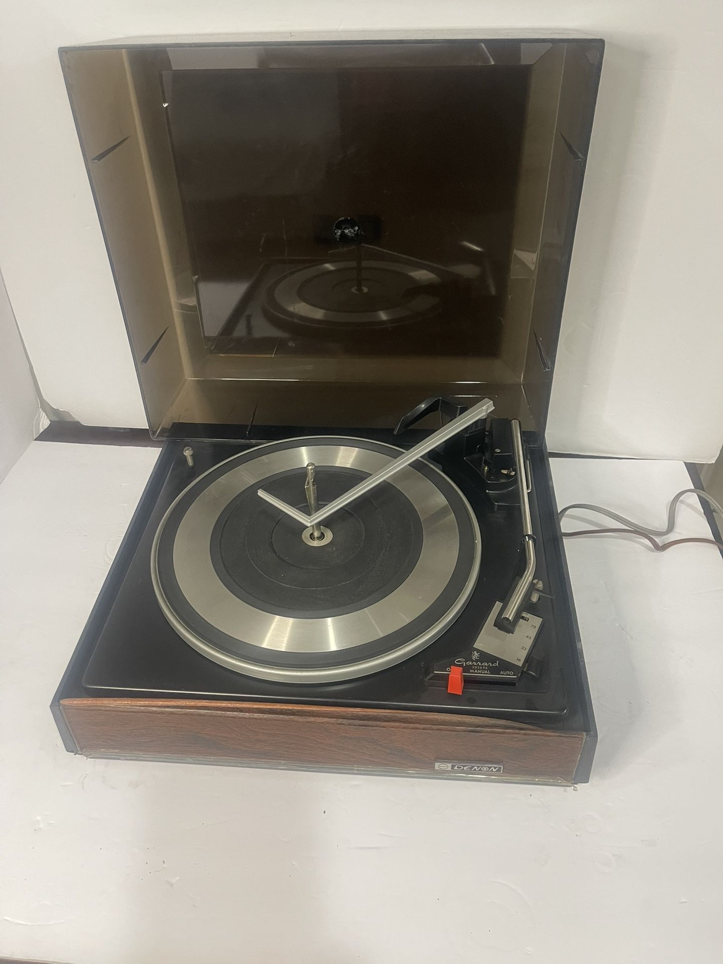 Garrard 2025TC Turntable  Denon Working