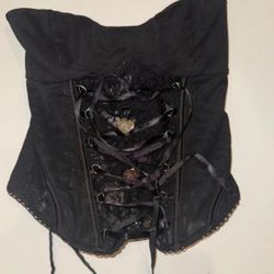 OUTCAST CLOTHING Black Corset