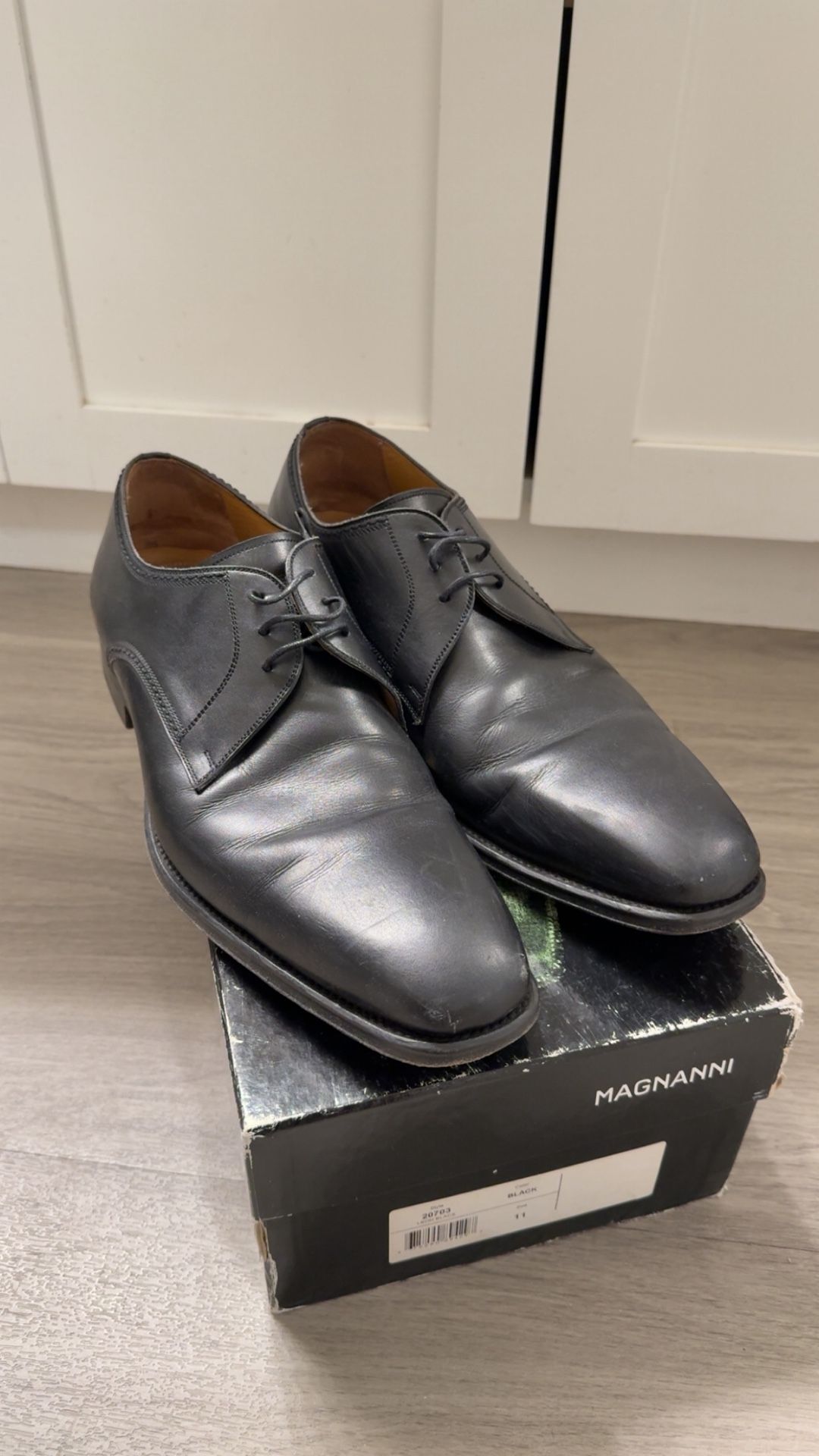 Black Magnanni Dress Shoes