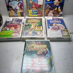Factory Sealed Disney VHS Movies lot