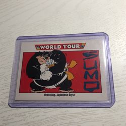 Vintage Donald And Sumo Card 