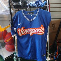Venezuela baseball jersey blue