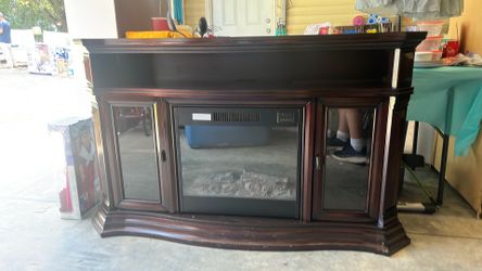 Fireplace TV stand