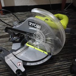 10 Inch Ryobi Chop Saw Like New With Blade