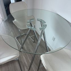 kitchen glass top table