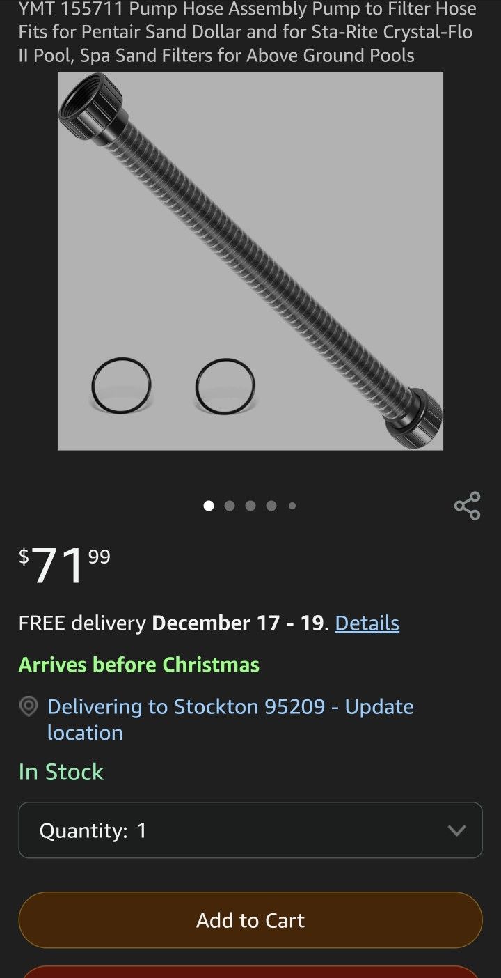 Above Ground Pool Pump Hose