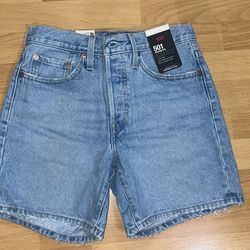 BRAND NEW 501 Mid Thigh Shorts