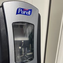 PURELL LTX-12 Touch-Free Hand Sanitizer Dispenser, Chrome/Black, for 1200 mL
