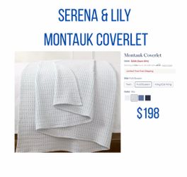 Serena & Lily Montauk Coverlet Full/Queen
