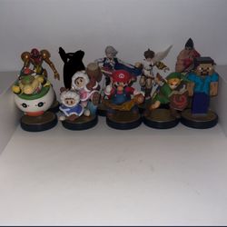 Smash Bros Amiibos Lot 