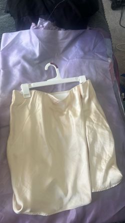 Cream skirt