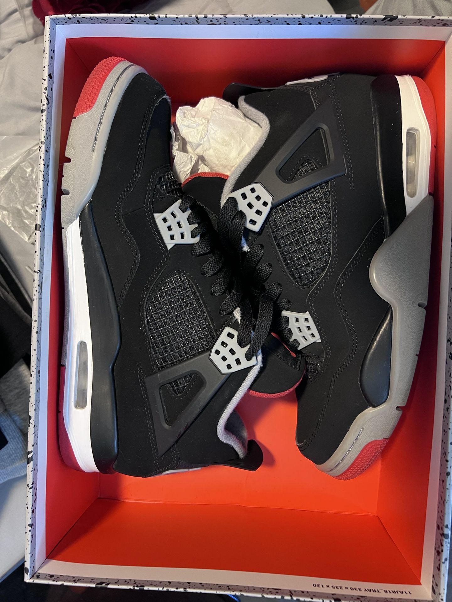 Air Jordan 4 Retro OG ‘Bred’ 2019 Size 8.5