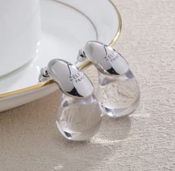 Sterling Silver Celine Drop Earrings 