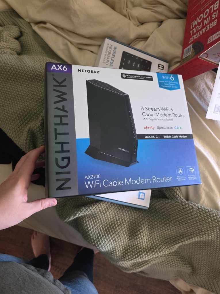 Nighthawk Ax6 Cable Modem Router Netgear Byob