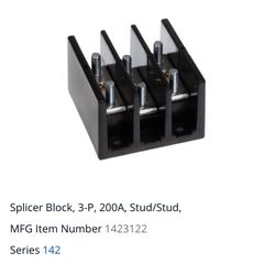 Splicer Block