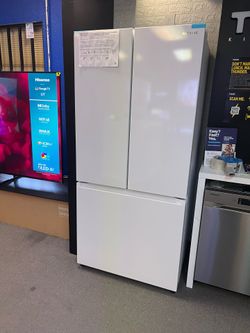 Samsung white french door fridge