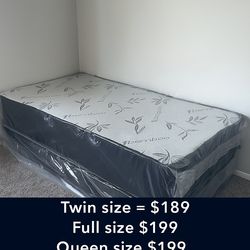 Queen Mattress Come With Free Box Spring - Same Day Delivery