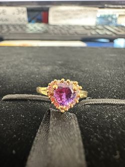 Women's Cluster ring 9kt Yellow Gold