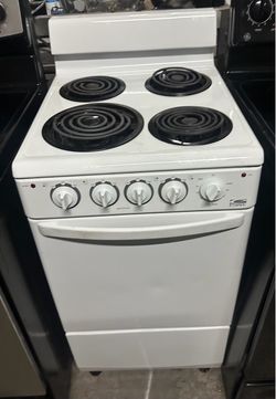 20 inch wide white stove