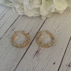 New gold plated hoops