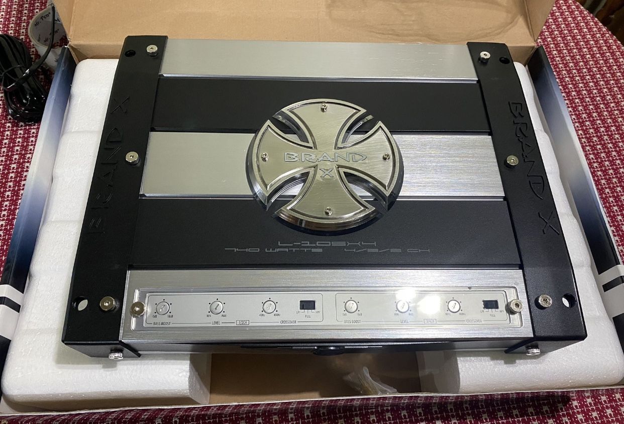 New Brand-X 740w 4-Channel Power Amplifier $80 Each